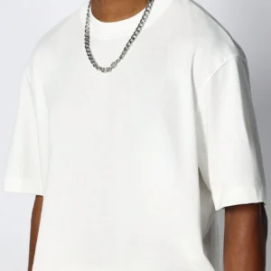Men's Decorative Line Fitted Short Sleeve T-Shirt