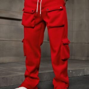 Fashionable Multi-Pocket Sweatpants
