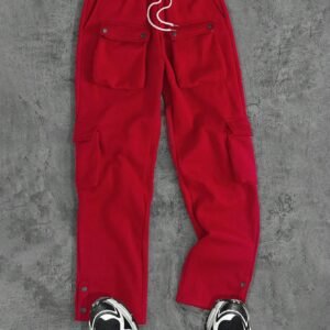 Fashionable Multi-Pocket Sweatpants