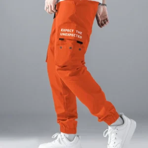 Flap Pocket Side Drawstring Waist