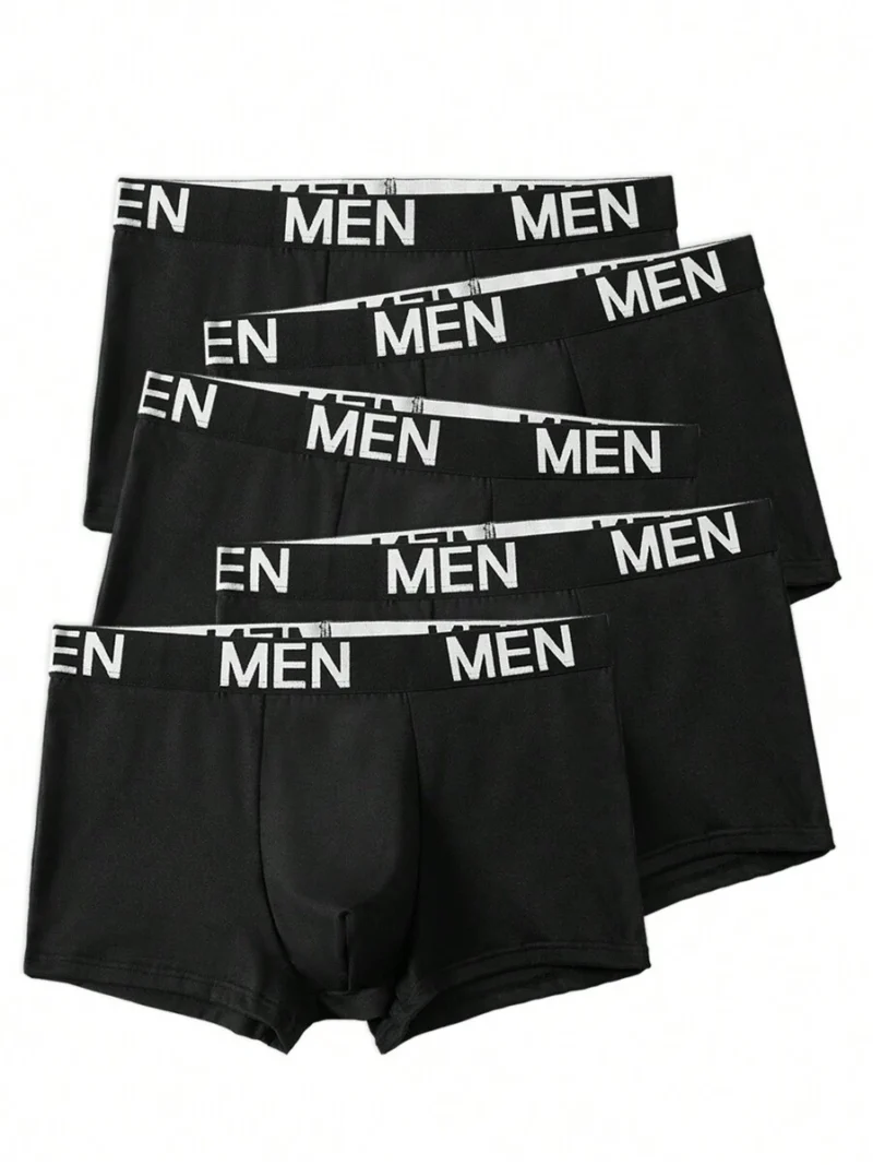 Text Weave & Ribbon Splice Boxer Briefs