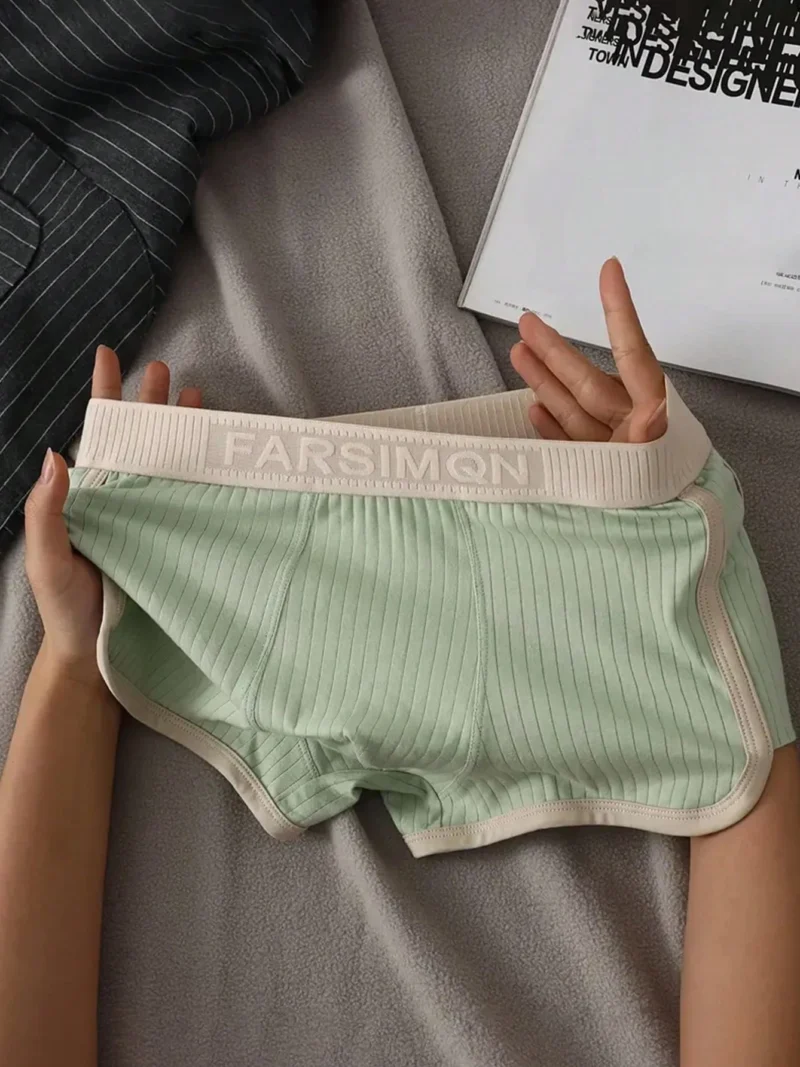 Waist Band Elastic Soft Breathable Comfortable Boxer Briefs