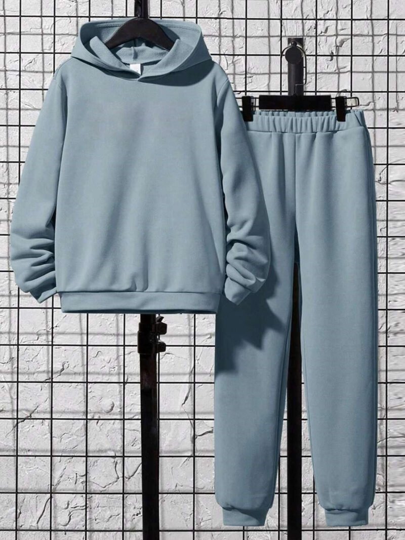 Letter Pattern Hoodie & Sweatpants