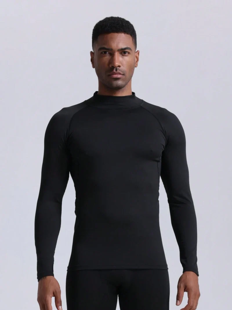 Compression Mock Neck Long Sleeve