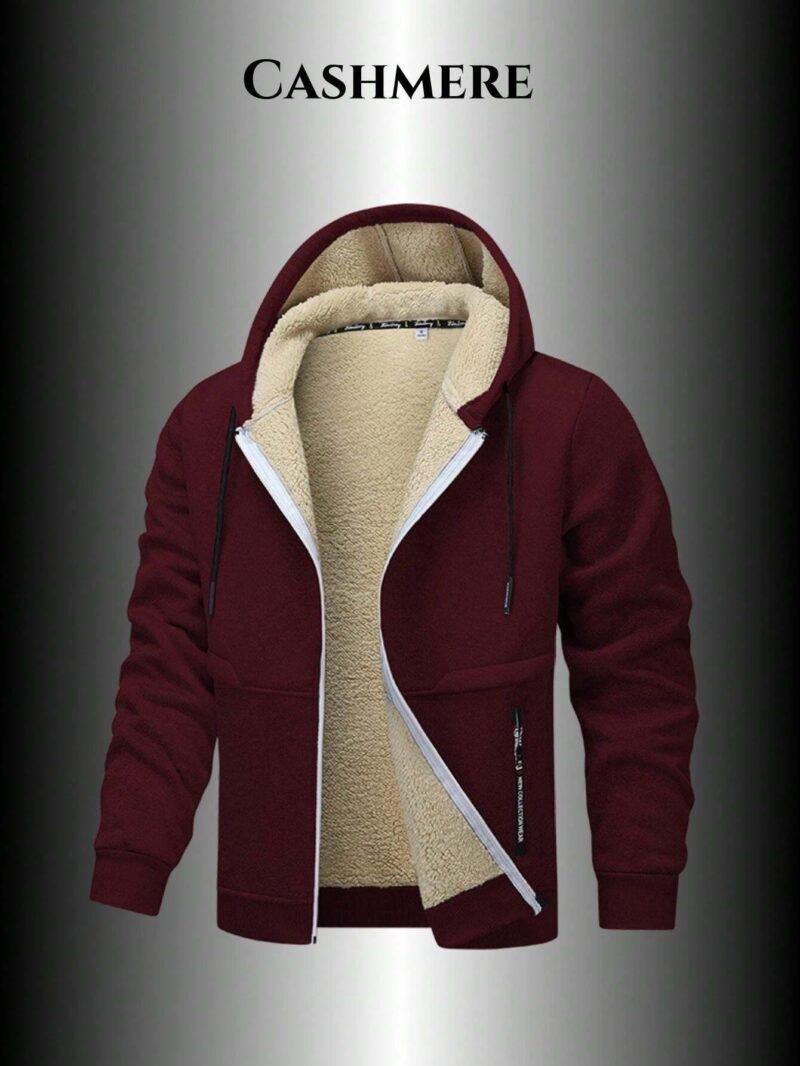 Fleece Sweatshirt Jacket Thick Warm Sweatshirt