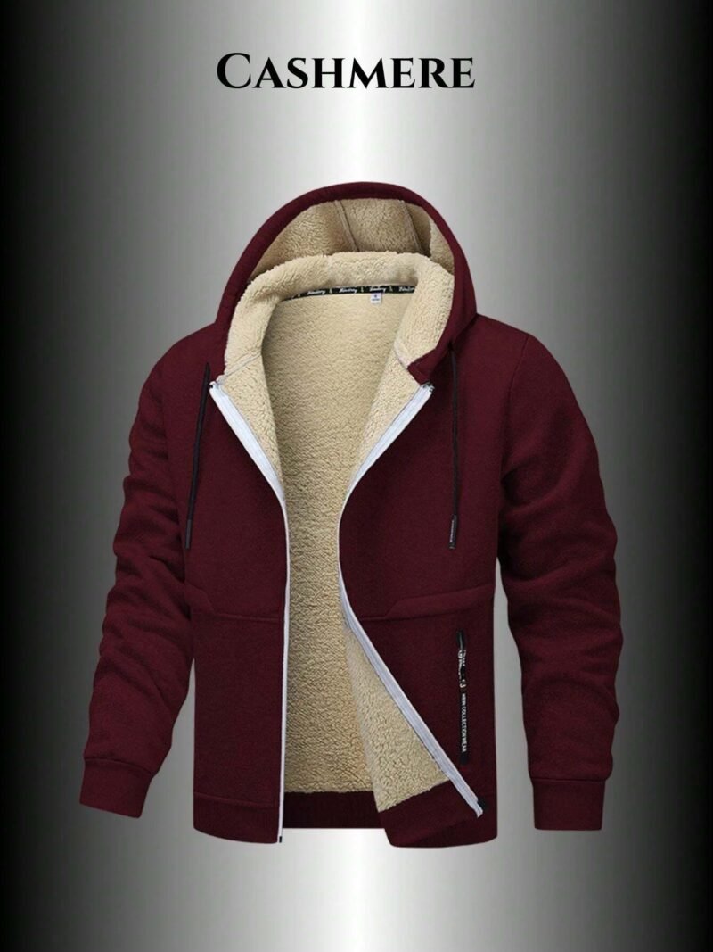 Fleece Sweatshirt Jacket Thick Warm Sweatshirt