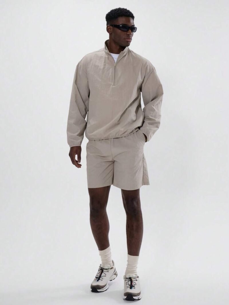 Musero Quarter Zip Pull Over Nylon Jacket