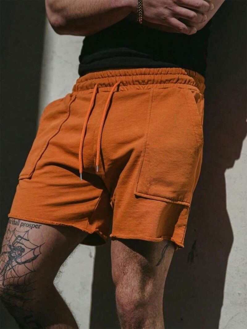 Drawstring Waist Sports Shorts Gym Shorts Jogger
