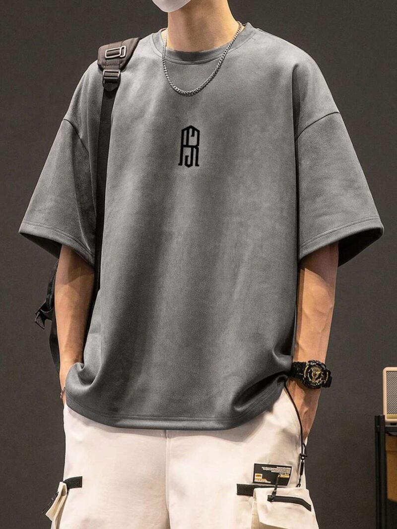 Letter Graphic Drop Shoulder Tee