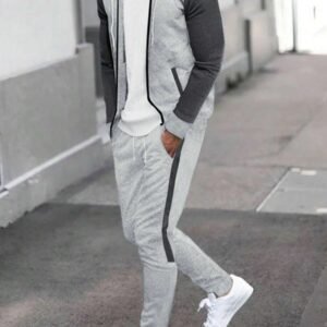 Sleeve Zipper Hoodie & Sweatpants