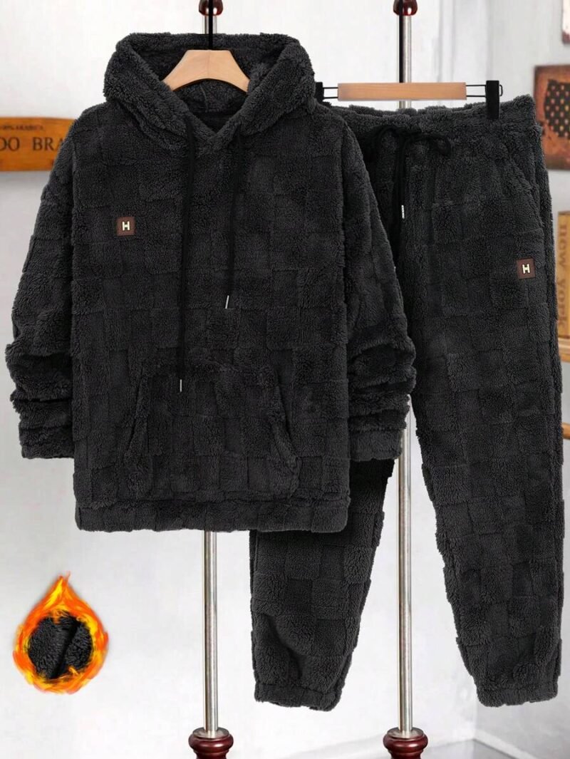 Sweatshirt & Drawstring Jogger Pants Set