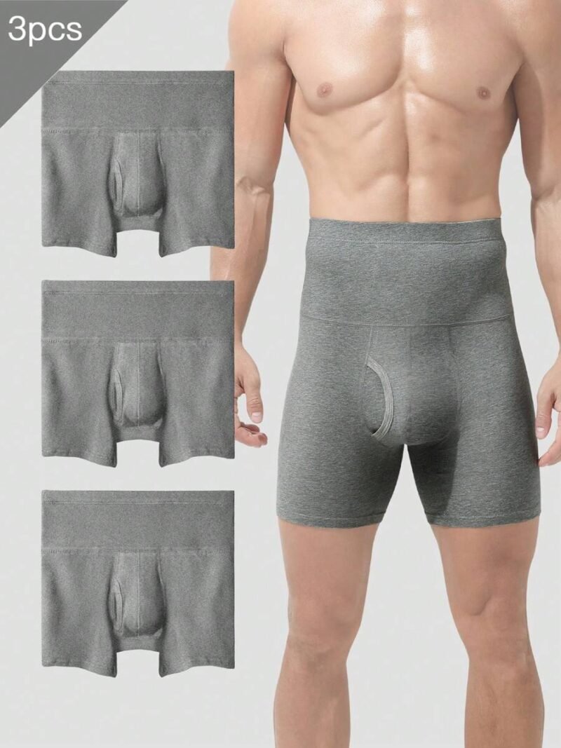 High Waist Underwear Anti Chafe Warm Boxer Briefs