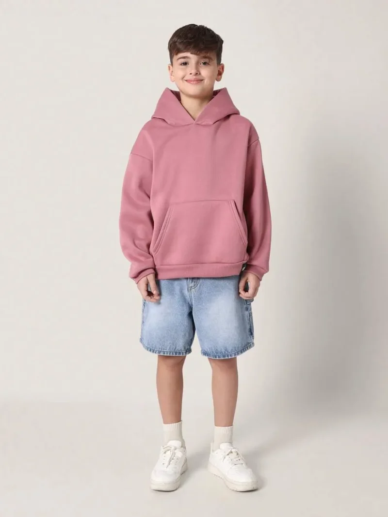 Oversized Pullover Hoodie Cozy Fleece Sweatshirt