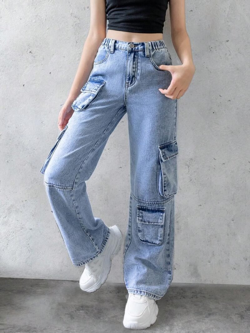 Casual Cargo Pants With Multiple Pockets
