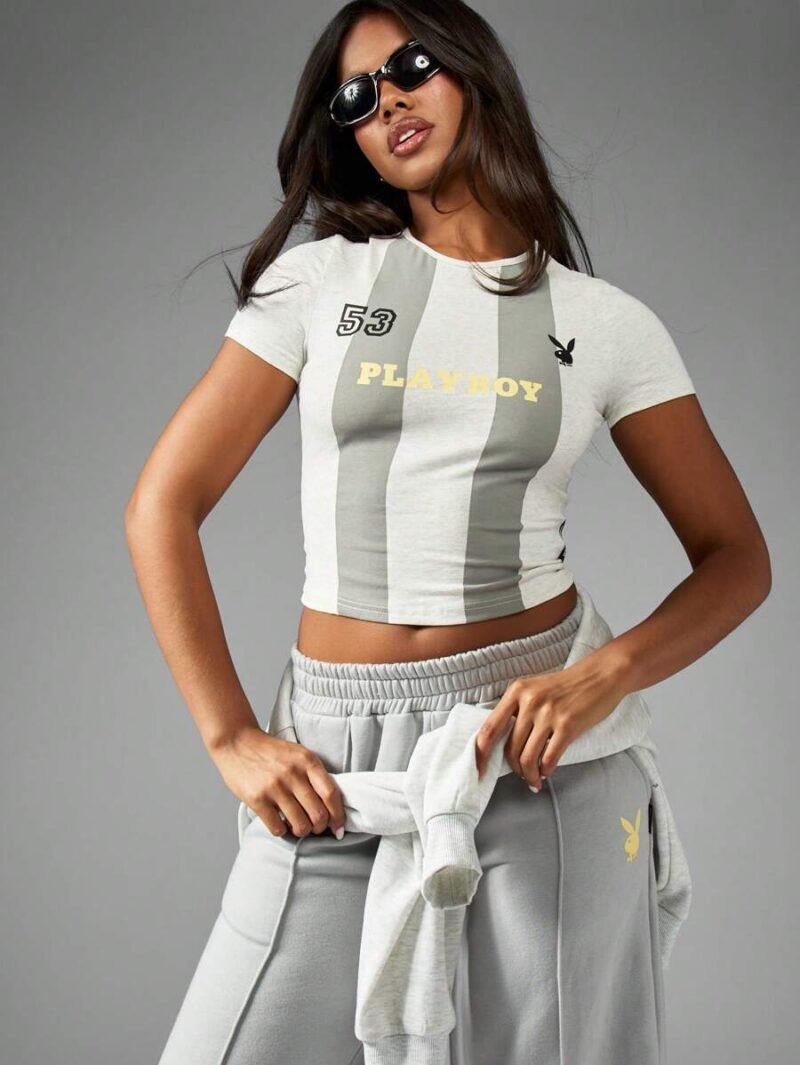 Athletic Baby Tee Retro Sport