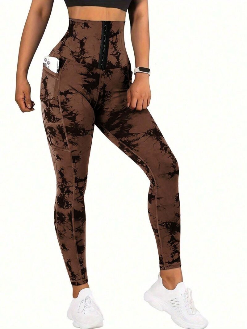 Waist Cinching Lifting Drawstring Tie Dye Pants
