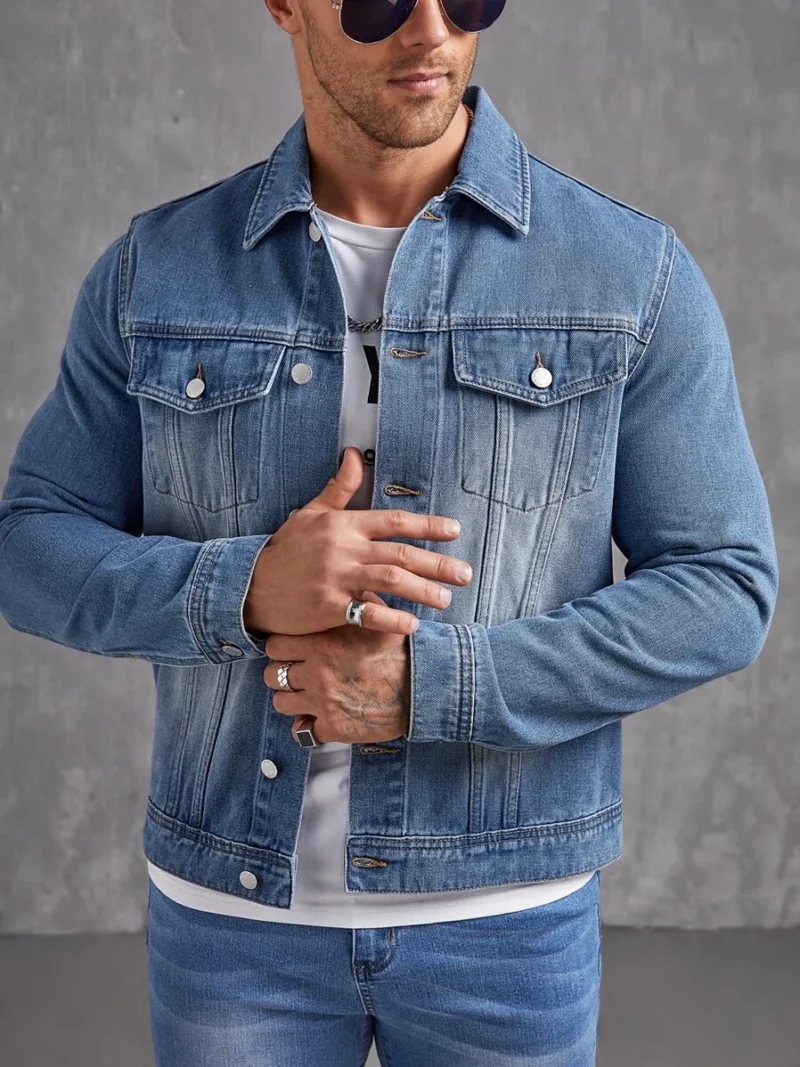 Cotton Flap Pocket Denim Jacket