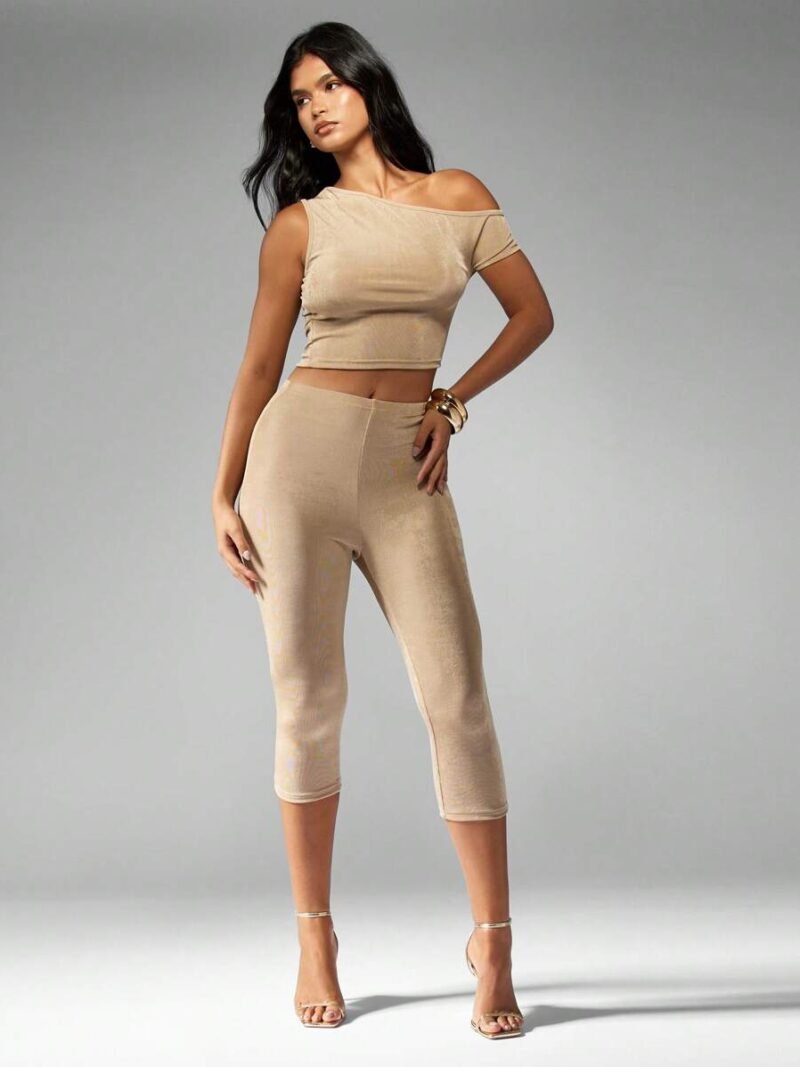 Shoulder Capri Length Loungewear