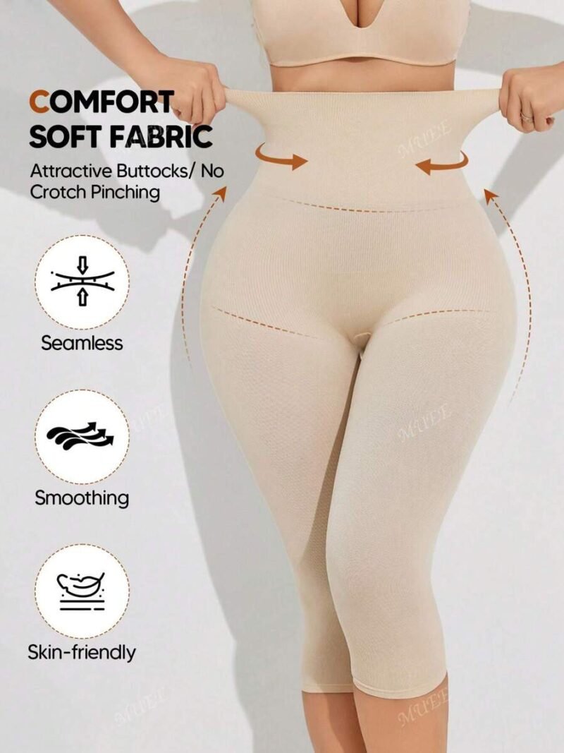 Tummy Control Body Shaper High Waisted Capri