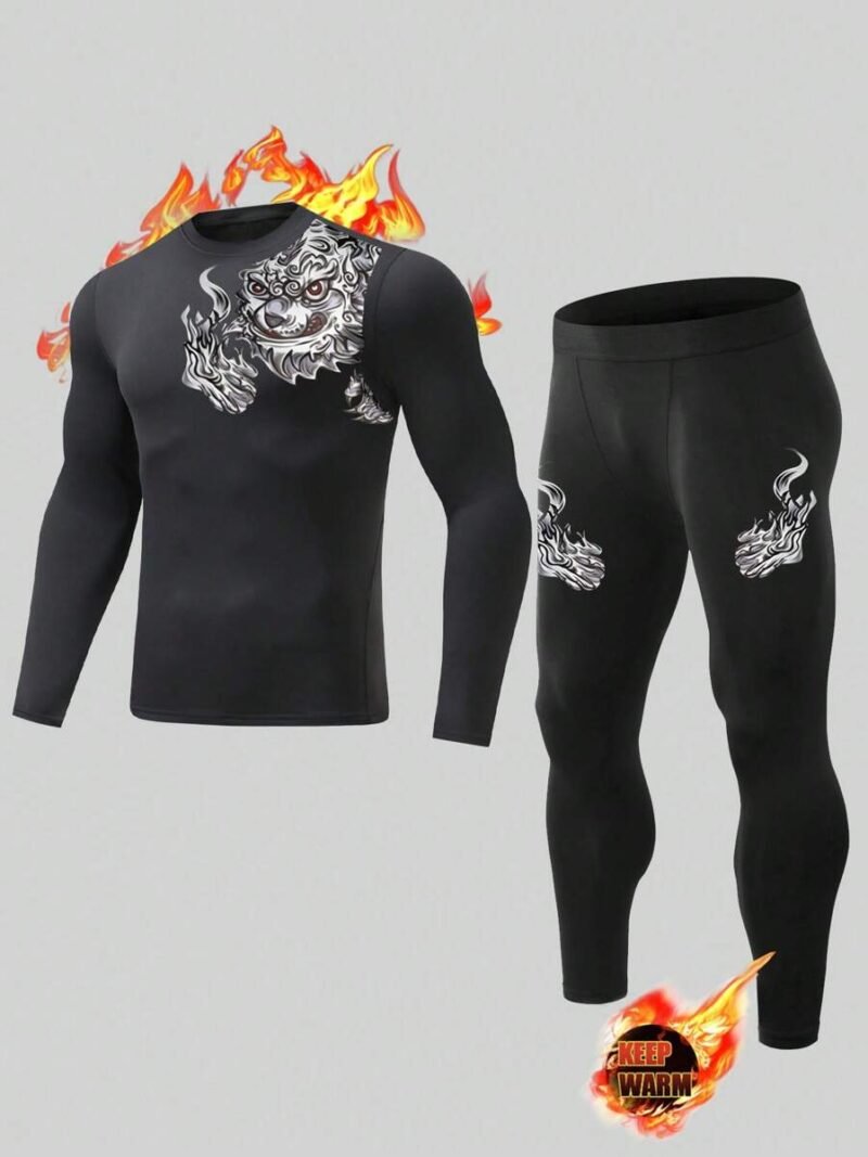 Animal Print Crew Pants