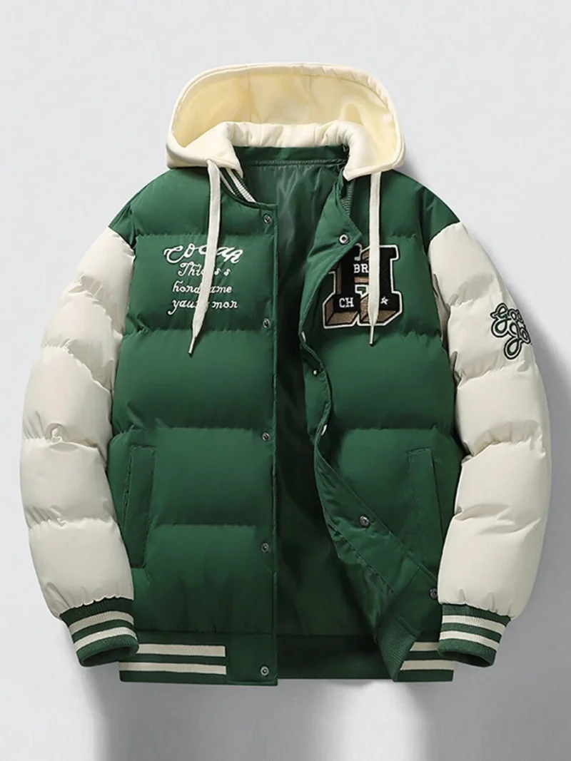 New Patchwork Baseball Jacket