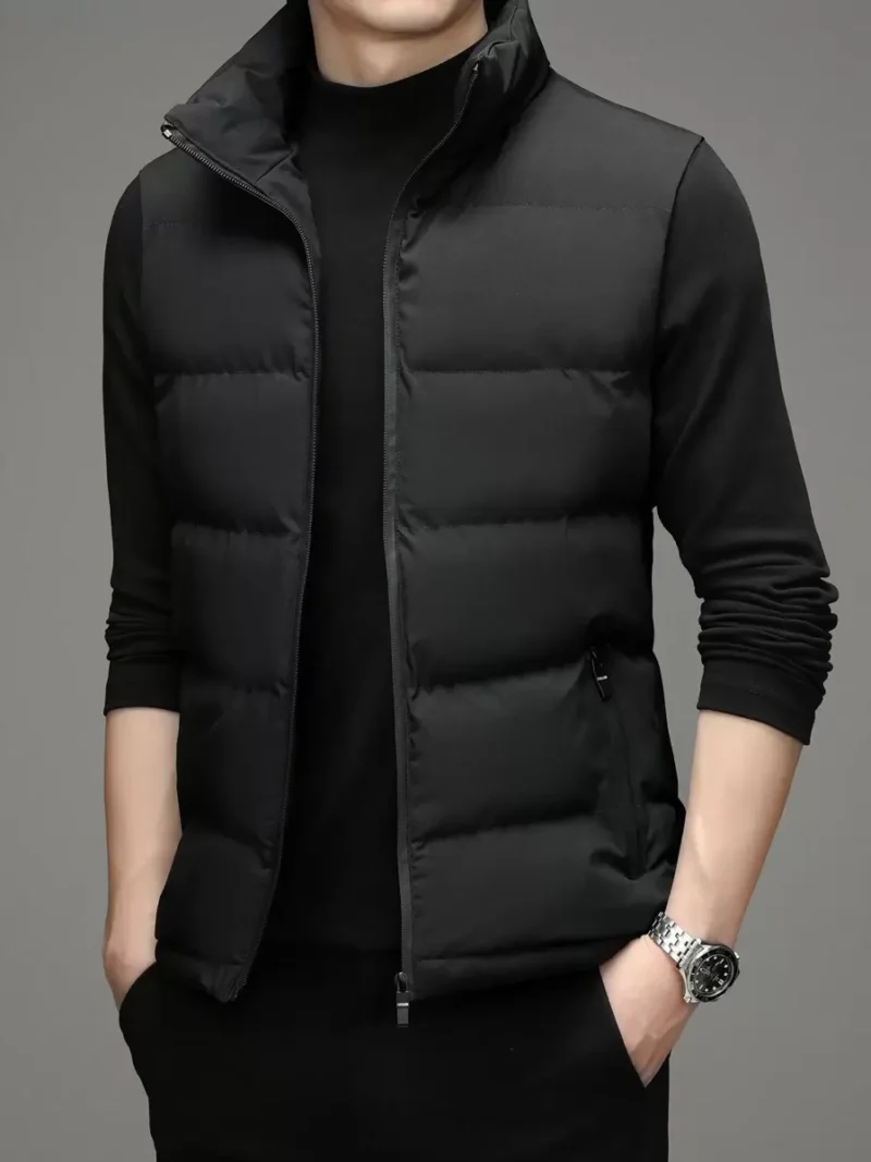 Zip Up Puffer Vest Coat