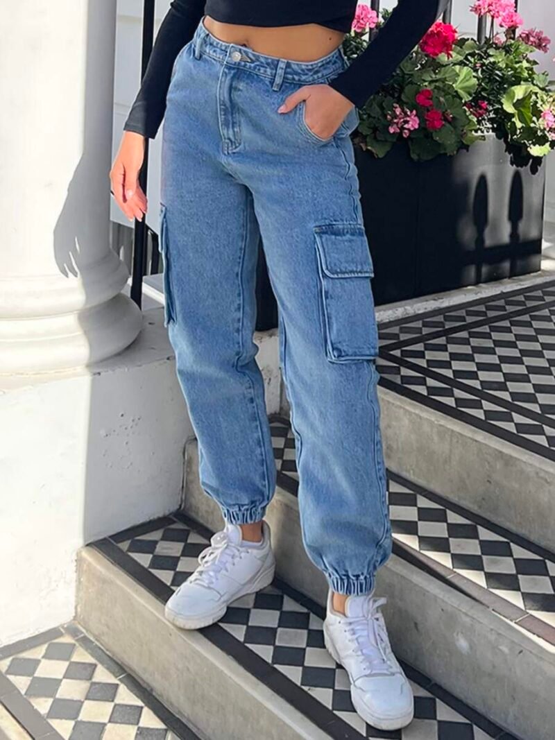 Frenchy Solid jogger pant