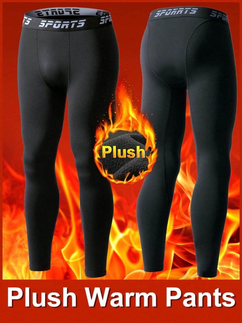 Thermal Lined Warm Compression Pants