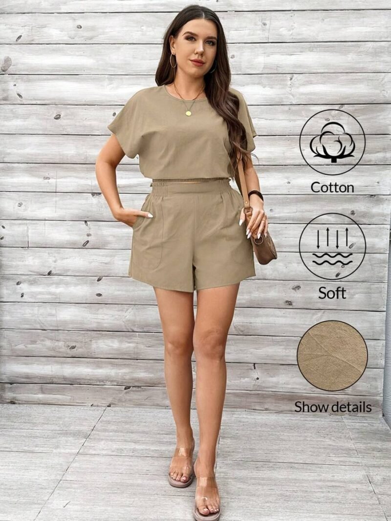 Plus Size Women's Batwing Short