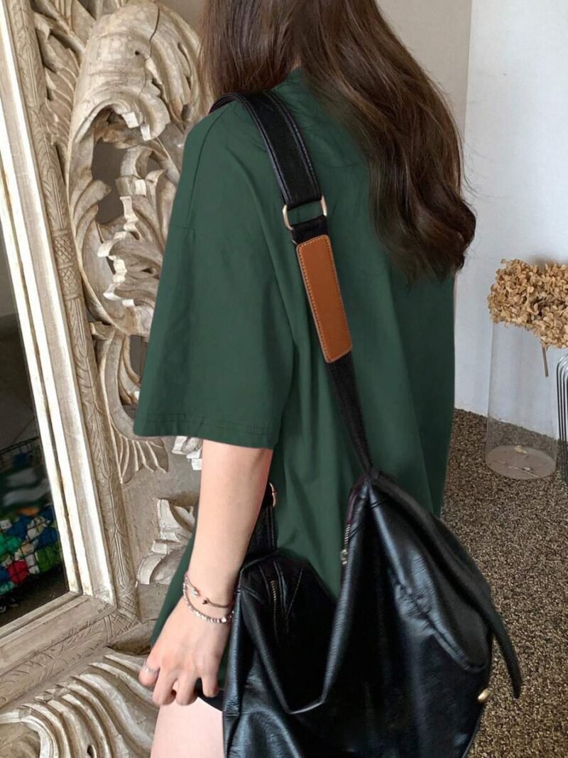 Graphic Drop Shoulder Oversized Tee