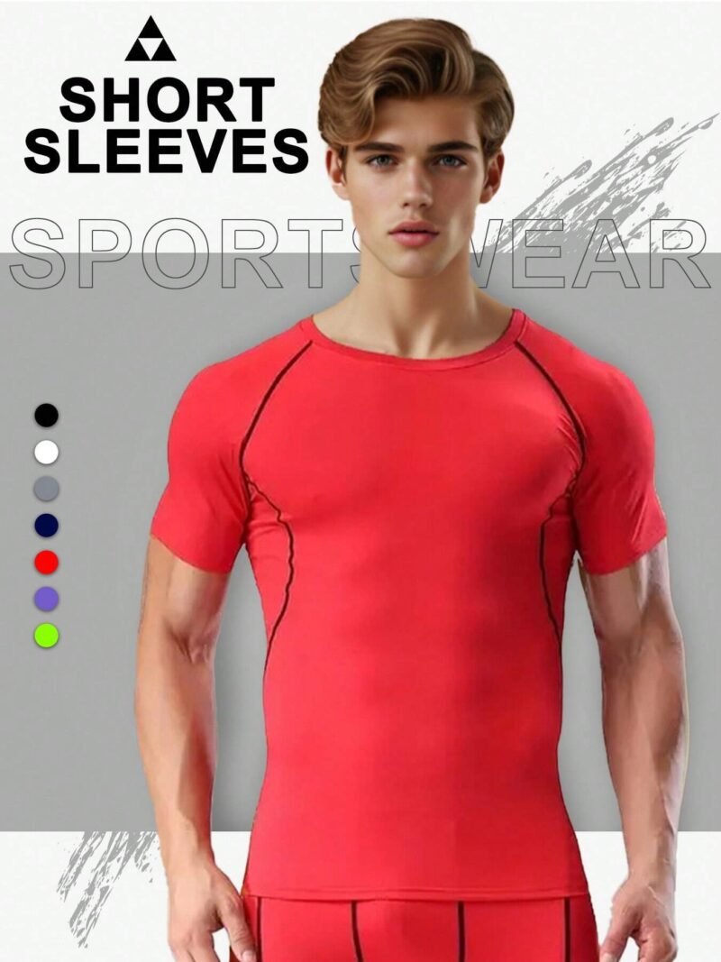 Moisture Wicking Crew Neck Short Sleeve
