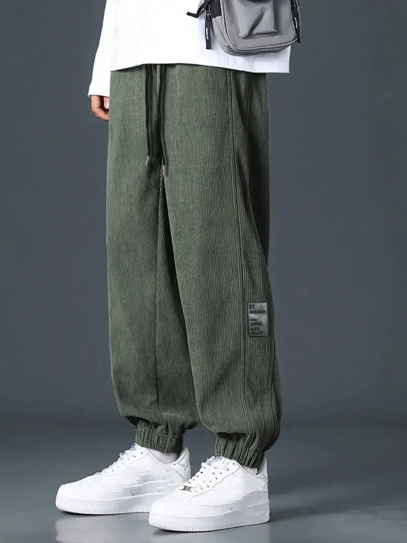 Loose Fit Drawstring Ankle Sports Casual Pant