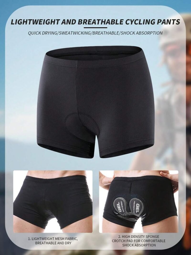 High Elastic Breathable  Shorts With Padded Seat