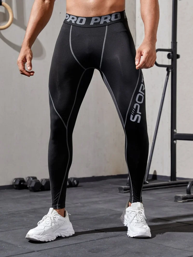 Reflective Stitching Sports Tights