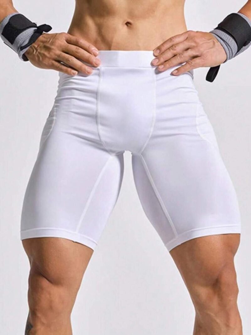 Letter Graphic Sports Tights Legging Shorts