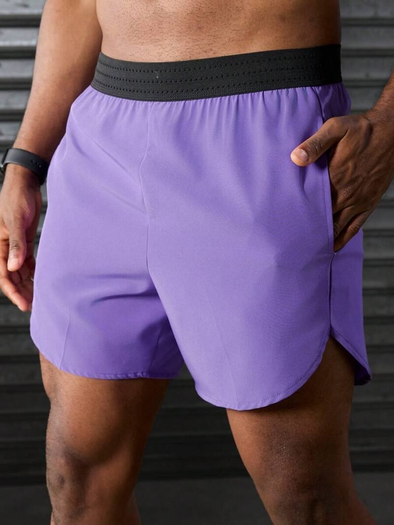 Pocket Elastic Waist Sport Shorts Summer