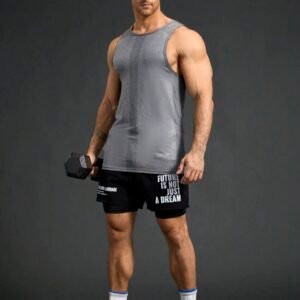 Round Neck Daily Fitness Casual Sports Tank Top
