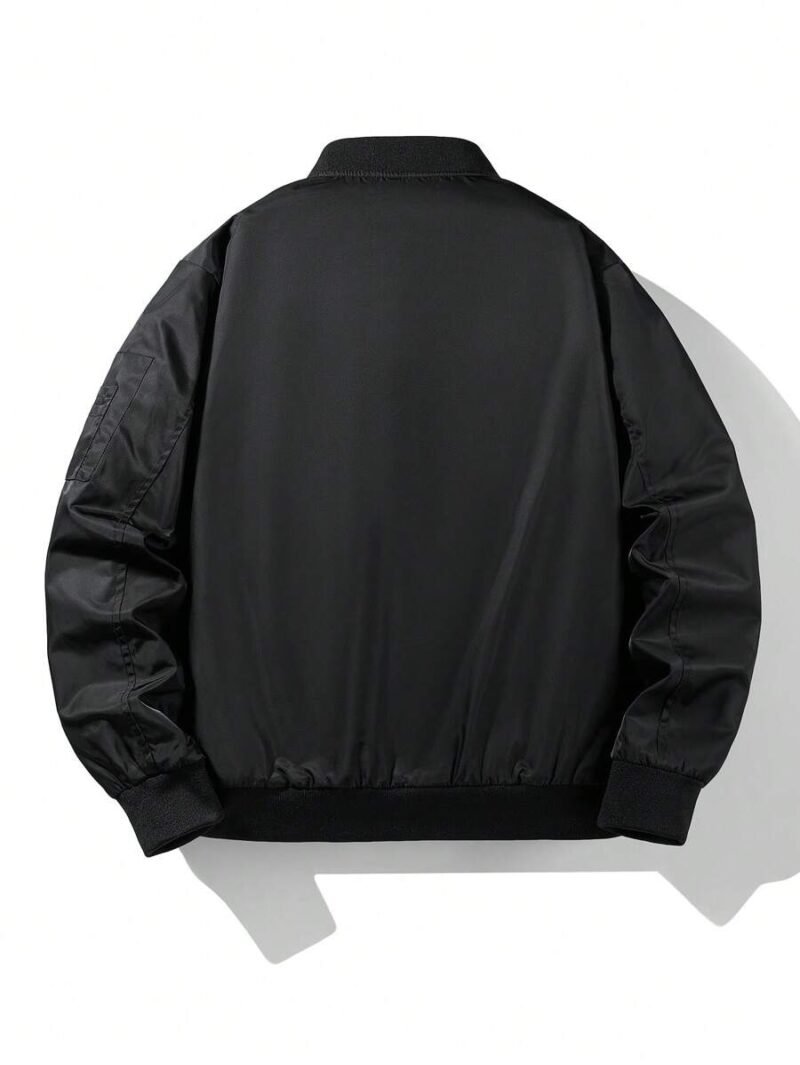 Baseball Collar Casual Retro New Bomber Jacket