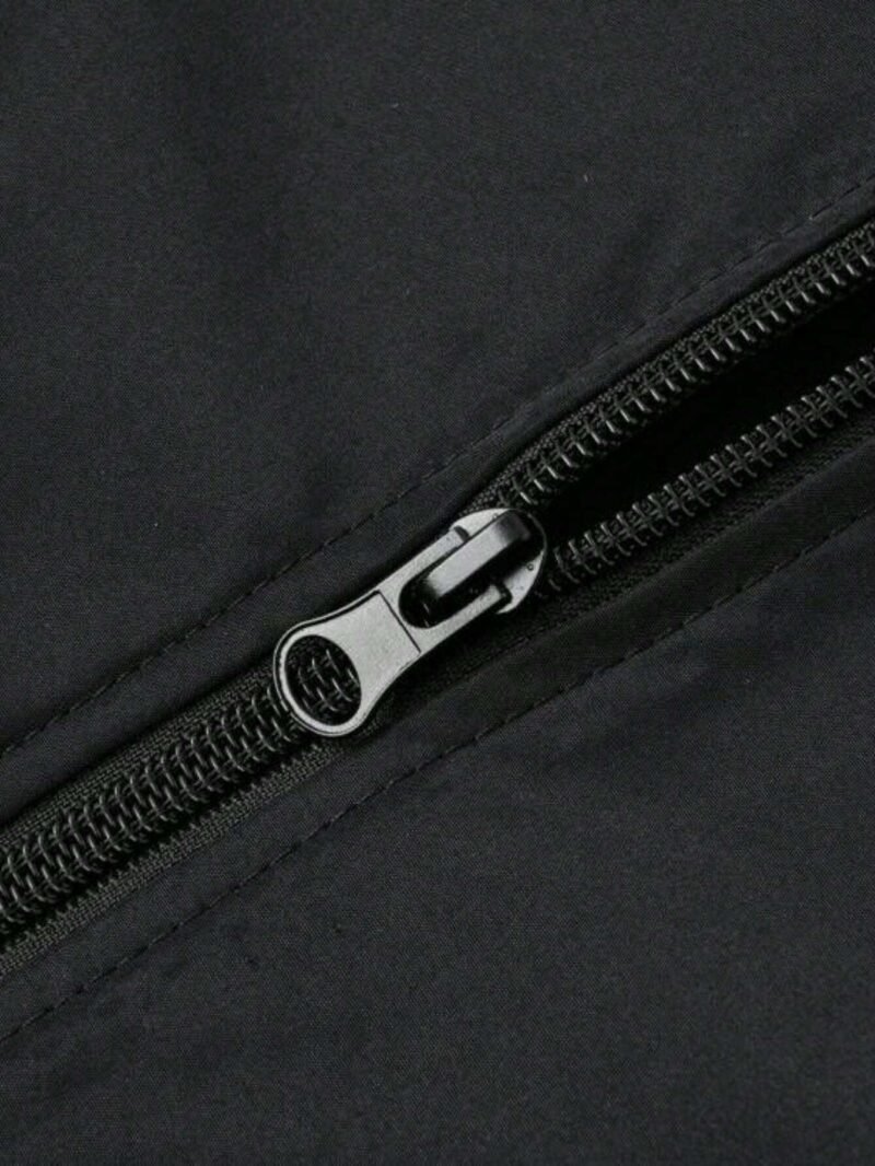 Loose Windproof Zip Up Bomber Sports Jacket