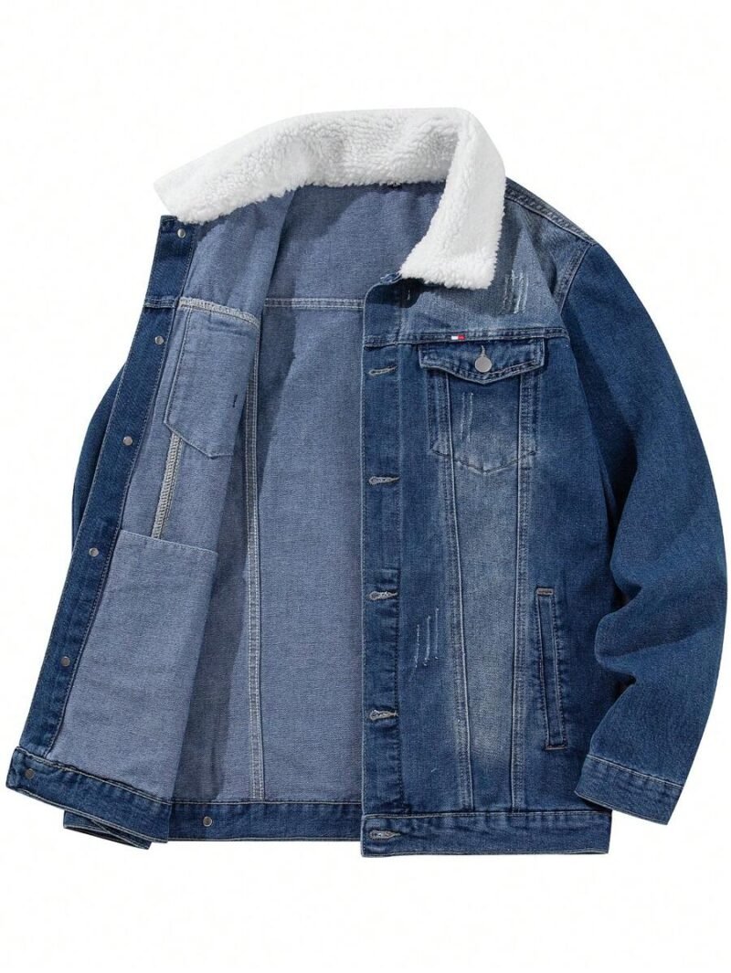 American Style Denim Jacket Autumn Winter