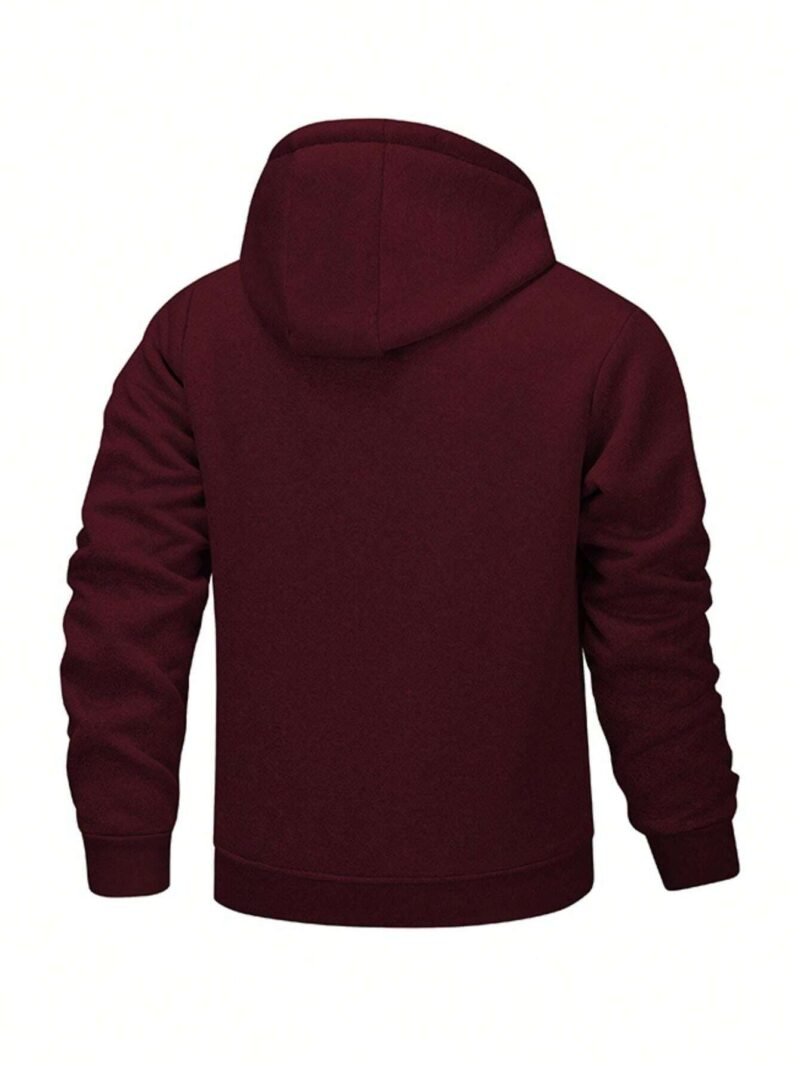 Fleece Sweatshirt Jacket Thick Warm Sweatshirt