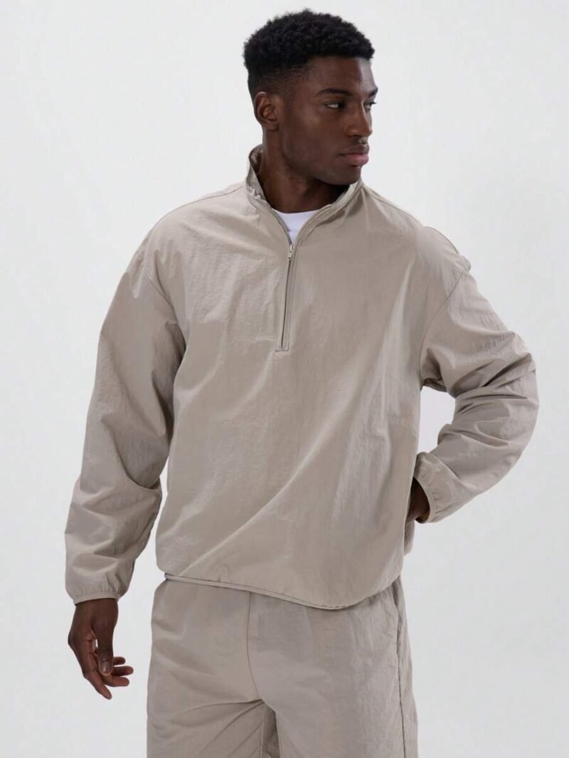 Musero Quarter Zip Pull Over Nylon Jacket