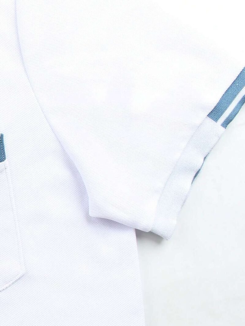 Casual Commute Color Block Short Sleeve Polo Shirt