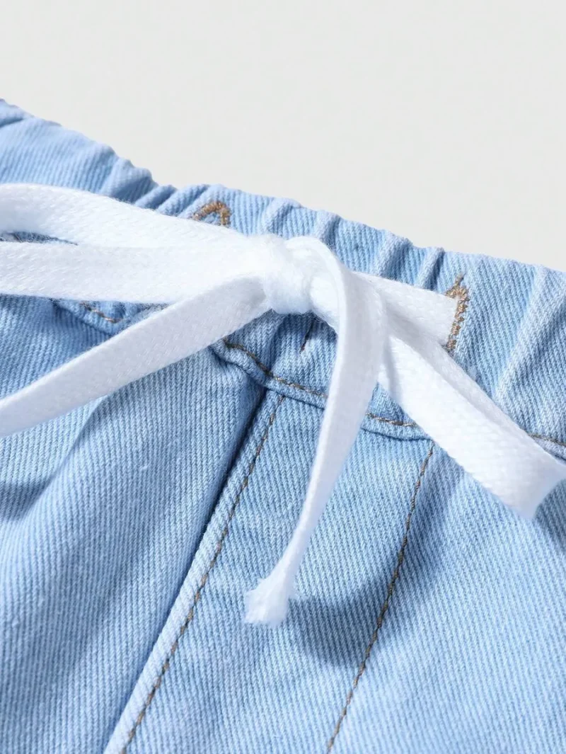 Cotton Elastic Waist Cargo Pocket Casual Jogger Pants