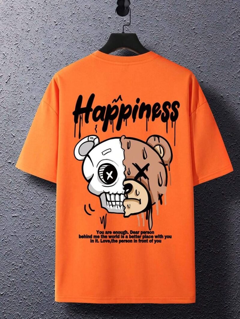 Casual Cartoon Slogan Print T Shirt Summer