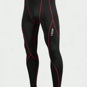 Letter Webbing Design Compression Tights