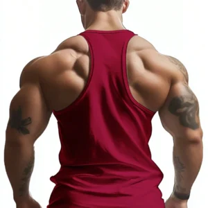 Round Neck Sleeveless Printed Casual Sports Vest