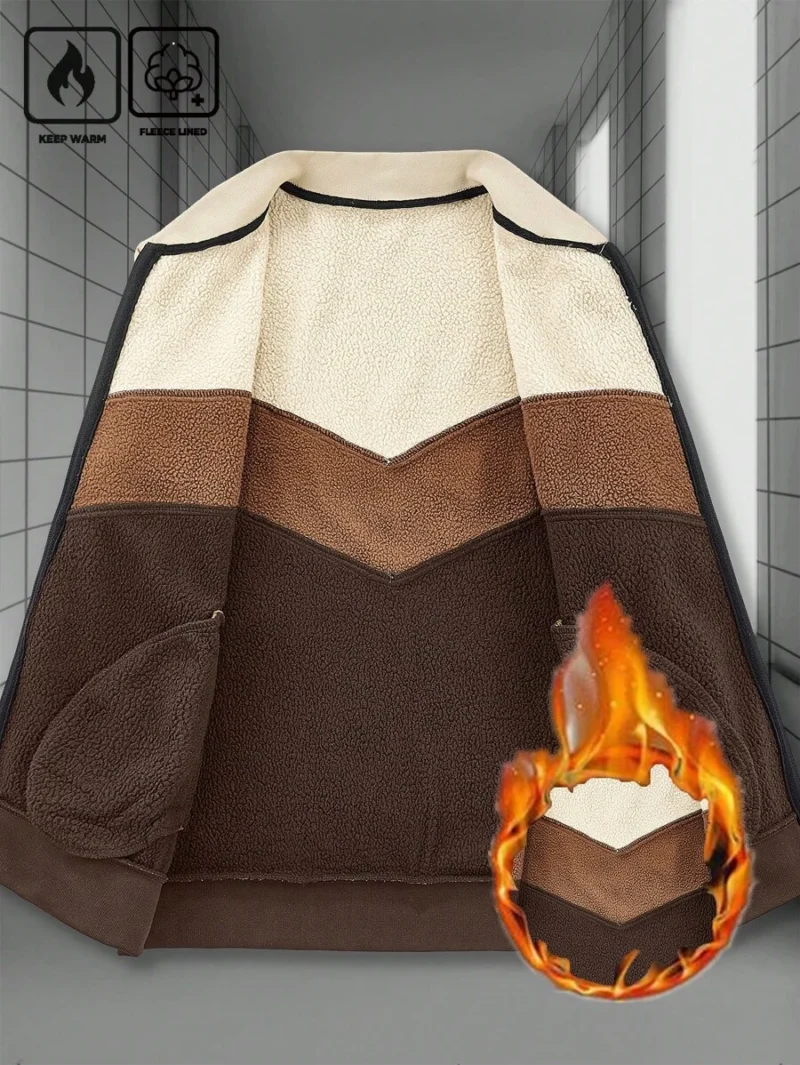 Casual Loose Fit Thermal Lined  Jacket