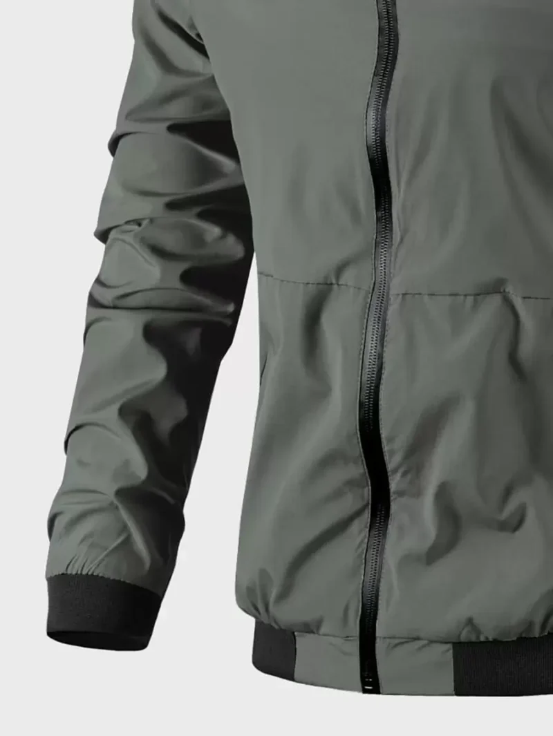 Hypemode Men Letter Embroidery Bomber Jacket