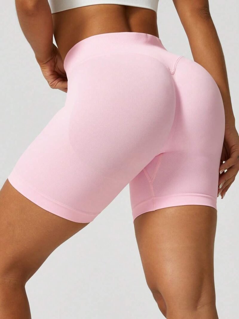 Seamless Butt Lifting Sports Shorts For Gym Workout